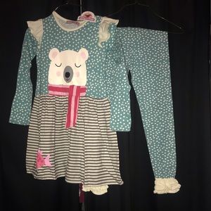 Jelly the Pug 2-pc Matching Girl’s outfit